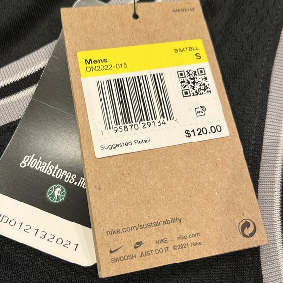 NWT Nike Men’s NBA Spurs Wembanyama Jersey Size S - Picture 3 of 7